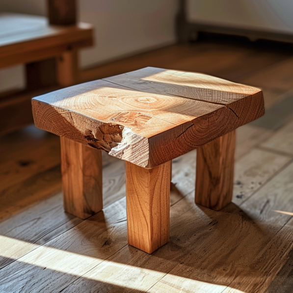 petite table basse en bois