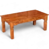 grande table basse rectangulaire en bois