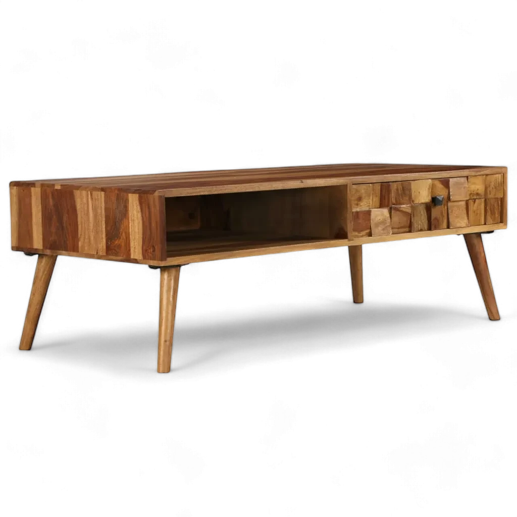 table basse avec pied en bois