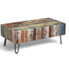 table basse en bois peint