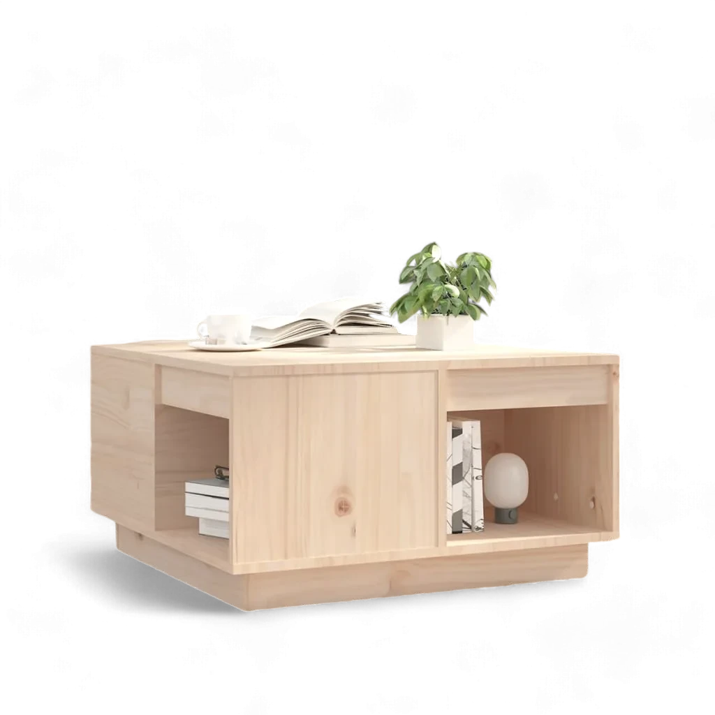 table basse en bois pin massif